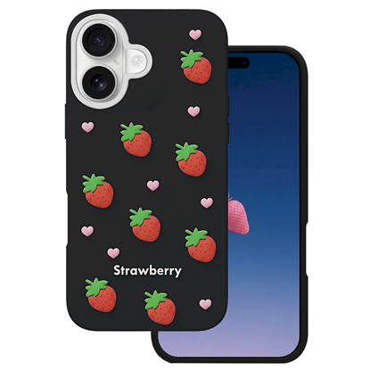 Attēls no Mocco Strawberry Back Case for Apple iPhone 16 / 17