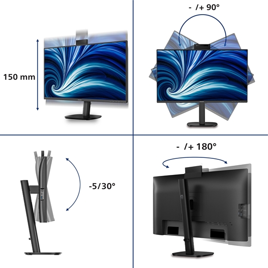 Picture of Monitor Philips Philips 27B2N3500JH monitor komputerowy 68,6 cm (27") 2560 x 1440 px Quad HD LCD Czarny