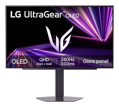Picture of Monitor|LG|27 "|2560 x 1440 pixels|Quad HD|Native aspect ratio 16:9|OLED|Flat|27GX704A-B