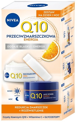Изображение Nivea Nivea Set Q10 krem do twarzy na dzie + krem do twarzy na noc 50ml