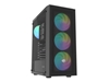 Изображение Obudowa Shobo SH8F ARGB Midi tower z oknem czarna 