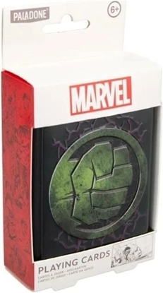 Picture of Paladone PALADONE Marvel Karty do gry w metalowej puszcze Hulk