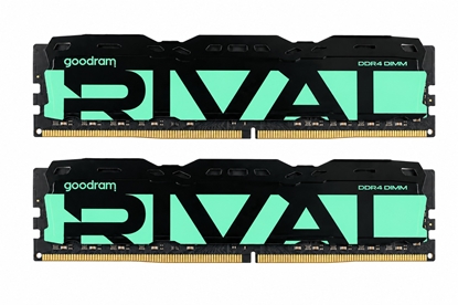 Attēls no Pamięć do PC DDR4 Rival Radiant 16GB (2*8)/3200 CL16 zielona