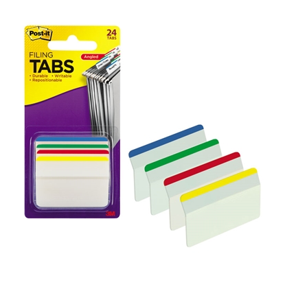 Attēls no Pašlīpošie indeksi POST-IT 50.8x38mm 4 krāsās, ar locījumu