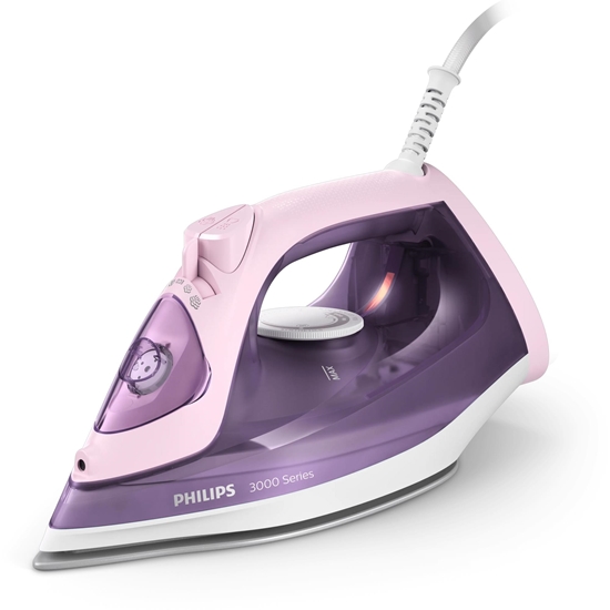 Picture of Philips 3000 series DST3020/30 iron Steam iron Ceramic soleplate 2200 W Pink, Purple