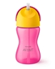 Picture of Philips Avent Krūzīte ar elastīgu salmiņu, 300 ml, 12M+, rozā