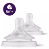 Picture of Philips Avent Natural Response barošanas pudeļu silikona knupīši, biezai barībai 6M+ (2 gab)
