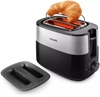 Изображение Philips Daily Collection HD2517/90 toaster 8 2 slice(s) 830 W Black, Silver