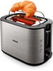 Picture of Philips Viva Collection HD2650/90 toaster 8 2 slice(s) 950 W Black, Stainless steel