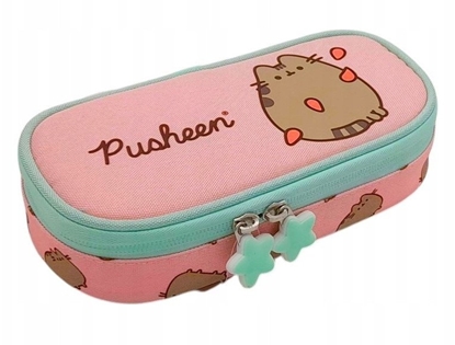 Picture of Piórnik Defort PIORNIK SASZ OWAL 1ZAM 1KLAP PUSHEEN PINK FOL