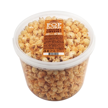 Изображение Popkorns POPHOUSE, ar čedaras siera garšu, spainī, 250g