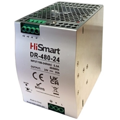 Attēls no Power supply 24V, 20A, 480W, DIN