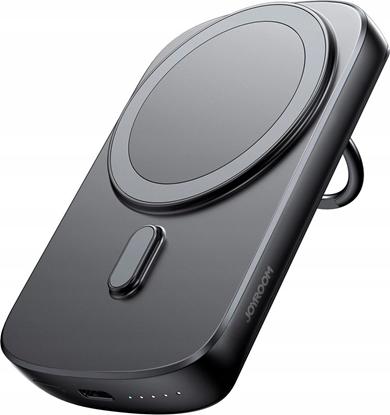 Attēls no Powerbank Joyroom JR-W030 6000mAh 20W MagSafe z ringiem i podstawk czarny