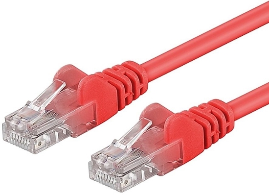 Picture of PremiumCord Kabel sieciowy RJ-45, Cat.6, UTP, czerwony, 1m (SP6UTP010R)