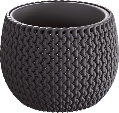 Attēls no Prosperplast Doniczka SPLOFY BOWL antracytowy r.29cm