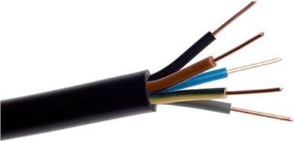 Attēls no Przewód Elektrokabel Elektrokabel Kabel energetyczny ziemny YKY 5x6 o 0,6/1kV