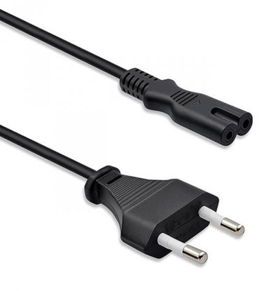 Picture of Qoltec Kabel zasilajcy Qoltec IEC C7 | CEE 7/16 | 2*0.75mm2 | 3m