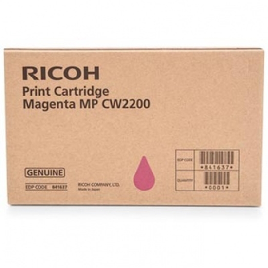 Picture of Ricoh MP CW2200 (841637) Ink Cartridge, Magenta (EXP date: 2026-04) (SPEC)