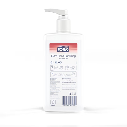 Picture of Roku dezinfekcijas līdzeklis TORK, ar sūkni, želejveida, 0,5 l, 511205