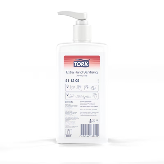 Изображение Roku dezinfekcijas līdzeklis TORK, ar sūkni, želejveida, 0,5 l, 511205