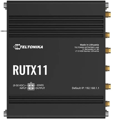 Attēls no Router Teltonika RUTX11 (RUTX1120B200)