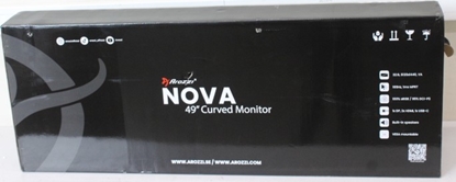 Изображение SALE OUT. Arozzi Nova 49" VA, 165Hz - White | Arozzi | Nova | 49 " | VA | 32:9 | 165 Hz | 4 ms | 5120 x 1440 pixels | 350 cd/m² | HDMI ports quantity 2 | White | Warranty 24 month(s) | DAMAGED PACKAGING, USED, SCRATCHED BODY AND AC-ADAPTER