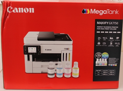 Picture of SALE OUT. Canon IJ MFP MAXIFY GX7150 EUR | Canon MAXIFY GX7150 | Multifunction printer | Ink-jet | Colour | A4 | Wi-Fi | White | DAMAGED PACKAGING