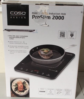 Picture of SALE OUT. Caso ProSlim 2000 2236 Mobile single induction hob, Glass, Sensor-touch, Black | Caso Mobile Single Hob | ProSlim 2000 | Induction | Number of burners/cooking zones 1 | Touch | Timer | Black | DAMAGED PACKAGING, MISSING INNER PACKAGING