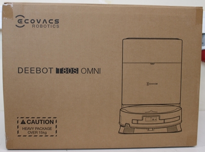 Attēls no SALE OUT. Ecovacs DEEBOT T80S OMNI BLACK Vacuum cleaner, Robot, Wet&Dry, 24800Pa, TruEdge 3.0, AIVI 3D 3.0, 6400 mAh, Black + Auto-empty sta | Ecovacs Robotic Vacuum Cleaner | DEEBOT T80S OMNI BLACK | Wet&Dry | 6400 mAh | 24800 Pa | Black | SCRATCHED ITEM