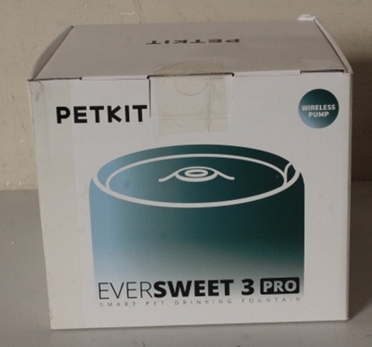 Picture of SALE OUT. Petkit P4108 Eversweet 3 Pro (Wireless Pump) (W4X) | PETKIT Smart Pet Drinking Fountain | Eversweet 3 Pro (Wireless Pump) | Capacity 1.35 L | Filtering | Material Stainless Steel, ABS | White | DEMO | 24 month(s)