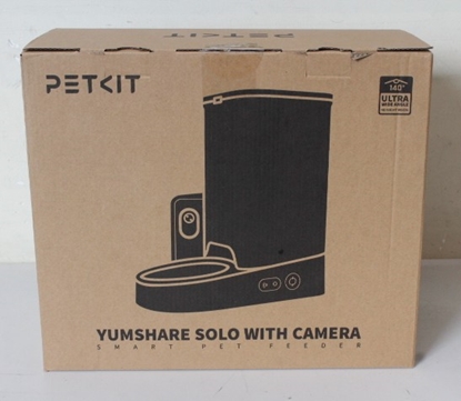 Picture of SALE OUT. Petkit P571 (D4H) YumShare Solo Feeder with camera | PETKIT Feeder with Camera | P571 YumShare Solo | Capacity 3 L | White | USED, SCRATCHED ON BOWL, DIRTY | 24 month(s)