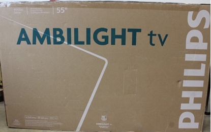Picture of SALE OUT. Philips 55PUS8010/12 55" (139cm) LED 4K Ambilight TV | Philips 55PUS8010/12 | 55 | Smart TV | TITAN OS | UHD | Black | DAMAGED PACKAGING