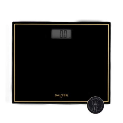 Picture of Salter 9207 BGHCFEU12  Compact Electronic Bathroom Scale, Black