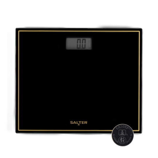Picture of Salter 9207 BGHCFEU12  Compact Electronic Bathroom Scale, Black