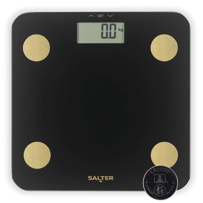 Picture of Salter SA00714BGCFEU12 Black & Gold Analyser Scale, Black/Gold