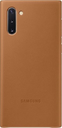Picture of Samsung Etui Note 10 Camel Leather Cover (EF-VN970LA)