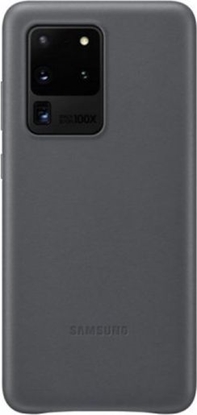 Изображение Samsung Etui Samsung EF-VG988LJ S20 Ultra G988 szary/gray Leather Cover
