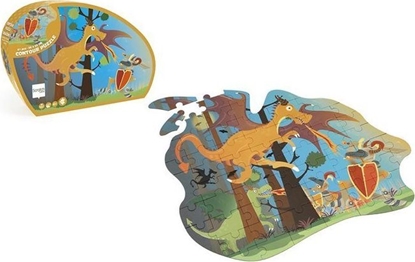 Picture of Scratch Scratch, Puzzle konturowe Smok 60 elem.