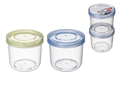 Attēls no Set of 2 Screw-Top Containers, 370 ml, 45869, 9 x 9 x 16, GALICJA