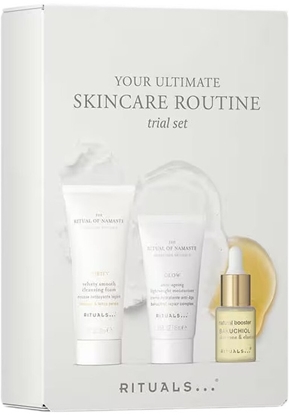 Attēls no Shiseido Rituals Set Your Ultime Skincare Routine pianka oczyszczajca 30ml + booster do twarzy 6,5ml + przeciwstarzeniowy krem na dzie 15ml