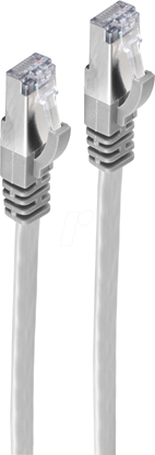 Picture of Shiverpeaks Paski kabel sieciowy RJ-45, Cat 7, U/FTP, szary, 7.5m (BS75517-SL)