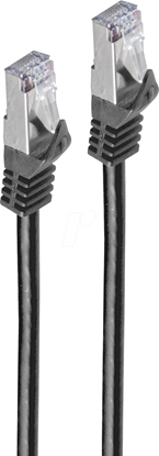 Picture of Shiverpeaks Patchcord BASIC-S Cat 7, S/FTP, PiMF, LSZH, czarny, 5m (BS75515-S)