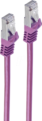 Picture of Shiverpeaks Patchcord BASIC-S Cat 7, S/FTP, PiMF, LSZH, fioletowy, 1m (BS75511-V)