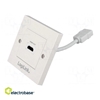 Picture of Sienas rozete | balts | HDMI | sienas stiprinājums | Kontaktligzdu skaits: 1