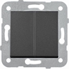 Picture of Slēdzis 1+1 melns meh. z/a NOVELLA Viko by Panasonic