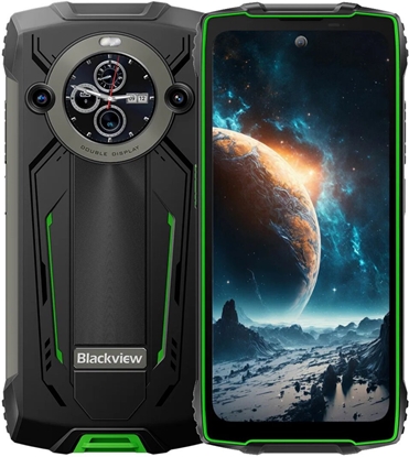 Picture of Smartfon Blackview BV8200 12/256GB Czarno-zielony  (BV8200-GN/CHOUT/BV)