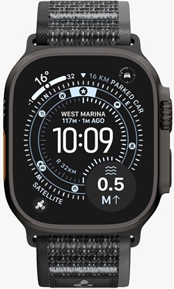 Изображение Spigen Athlex Air 2 Band Czarny Pomaraczowy Tkanina