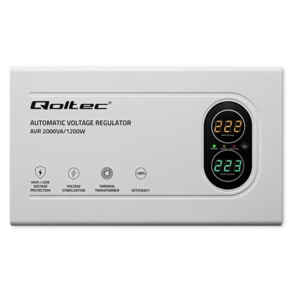 Picture of Stabilizator napięcia AVR 2000VA | 1200W | Toroidalny transformator 