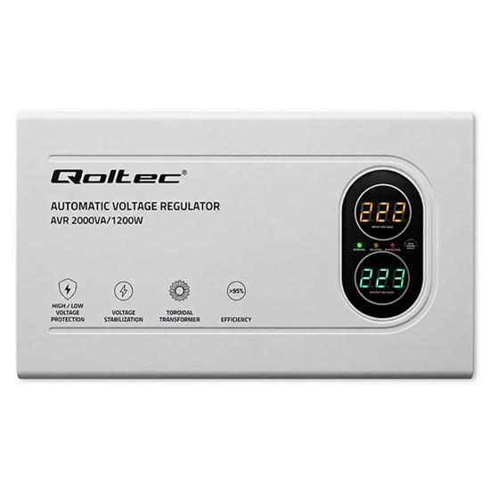 Picture of Stabilizator napięcia AVR 2000VA | 1200W | Toroidalny transformator 