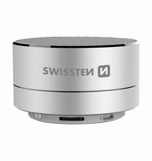 Picture of Swissten Bluetooth Wireless Speaker with Micro SD / Phone Call Function / Metal case / 3W